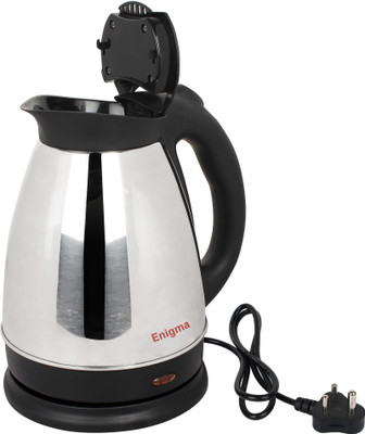 

Enigma DQ01_High Quality Stainless Steel Electric Kettle(1.7 L, Silver, Black)