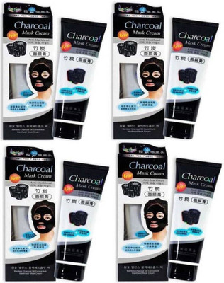 

Glamzone Charcoal FACE MASK FOR BLACK HEAD REMOVAL (130g) (PACK OF 4)(130 ml)