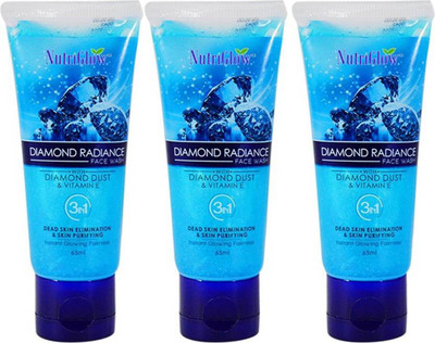 

NutriGlow Diamond Radiance Face Wash (Pack of 3) Face Wash(65 ml)