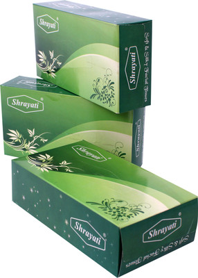 

Shrayati Facial Tissues l 2 Ply l 100 Pulls per Pack(Pack of 2)
