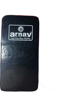 

Arnav PU Boxing /Martial /Karate/ Thai arm pad / Kick Pad Straight Single Piece 90 MM Thai Pad(Red)
