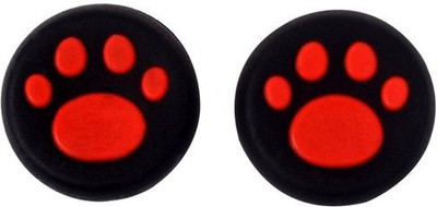 

RECKON Red Paw Theme Thumb Grips Gaming Accessory Kit(Red, Black, For PS4, Xbox One)