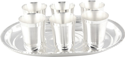 

GS Museum Pack of 7 Dinner Set(Silver Plated)