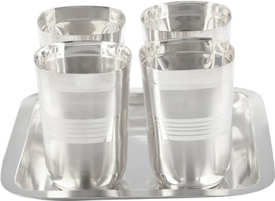 GS Museum Pack of 5 Dinner Set(Silver Plated)
