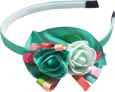 

NPRC Flower Hair Band for Kids, Girls,Women Hair Accessory, Headband Hair Band(Green)