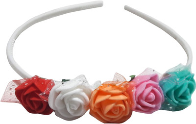 

NPRC Flower Hair Band for Kids, Girls,Women Hair Accessory, Headband Crown Head Band(Multicolor)