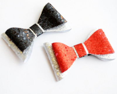 

Pretty Ponytails Hair Bow Gift Set Red Black and Silver | Gift for girls | Hair Bows | Hair Accessory | Must Have Accessory Hair Clip, Tic Tac Clip, Hair Accessory Set(Silver, Black, Red)