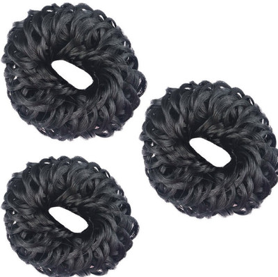 

KYT Black Color Stylish Hair Rubber Bands For Women / Girls Rubber Band(Black)