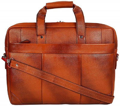 

Zordan Leather Messenger Bag(Tan)