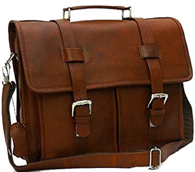 

Quick leather Messenger Bag(Brown)