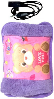 

Cinnamon Best Quality Velvet Pocket Electric Gel Bag With Fur Electric 1 L Hot Water Bag(Multicolor)