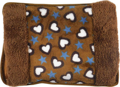 

Cinnamon Comfort Velvet Fur Pocket Heating Gel Pad Electric 1 L Hot Water Bag(Multicolor)