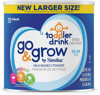 

Similac Go & Grow Toddler Drink Stage 3 - 680G (24oz) (USA)(680 g, Upto 24 Months)