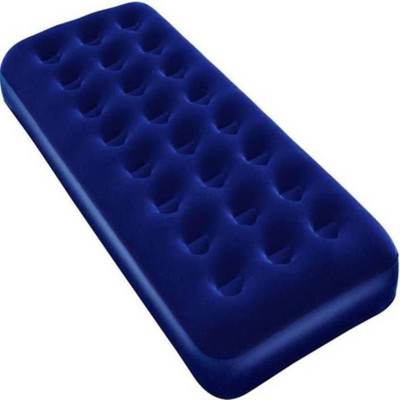 

JainCollections Flocked Single Air Bed Inflatable Bed Inflatable Bed(Blue)