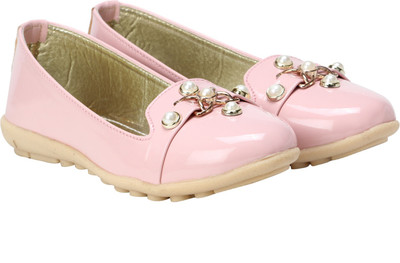 

calzino Girls Slip on Ballerinas(Pink