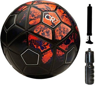 

Winning Smash CR-7 RED Football (Size 5) +Pump+Sipper, Combo. Football Kit