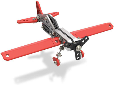 

Meccano 2-in-1 Model - Stunt Plane(Multicolor)