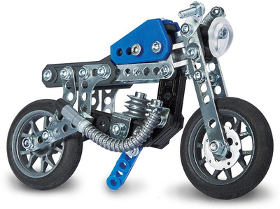 

Meccano 5-in-1 Model - Motorcycle set(Multicolor)
