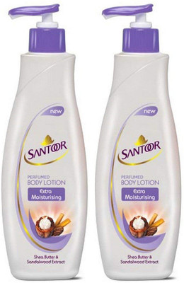 

Santoor Body Lotion Extra Moisturising 250ml x 2 Pack Of 2(500 ml)