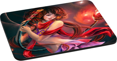 

ANNI69 Girl In Pink Dress with awesome With High Quality Non Slippery base And Glossy Print Mouse Used In Laptop and Computer Best for Gamer, Graphic Designer, And Every One With Mouse Optical And Laser Mouse Pad Mouse-pad Mouse pad Mousepad(Multicolor)