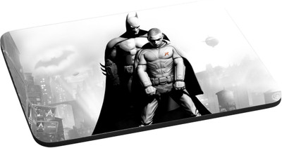 

ANNI69 Batman With a child In greyscale Pic with the help of his web With High Quality Non Slippery base And Glossy Print Mouse pad Best fro Gamers, Graphic Designer, And Every One With Mouse Optical And Laser Mouse Pad Mousepad Brand Mousepad(Multicolor)