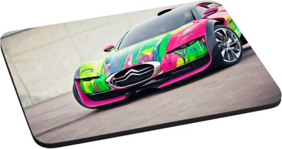 

ANNI69 Colorful race Car With High Quality Non Slippery base And Glossy Print Mouse pad Best fro Gamers, Graphic Designer, And Every One With Mouse Optical And Laser Mouse Pad Mousepad Brand Mousepad(Multicolor)