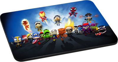 

ANNI69 Little Superheroes With High Quality Non Slippery base And Glossy Print Mouse Used In Laptop and Computer Best for Gamer, Graphic Designer, And Every One With Mouse Optical And Laser Mouse Pad Mouse-pad Mouse pad Mousepad(Multicolor)