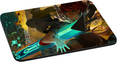 

ANNI69 Girl with red hair with blue long sword With High Quality Non Slippery base And Glossy Print Mouse Used In Laptop and Computer Best for Gamer, Graphic Designer, And Every One With Mouse Optical And Laser Mouse Pad Mouse-pad Mouse pad Mousepad(Multi