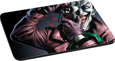 

ANNI69 joker taking Pics From Camera With High Quality Non Slippery base And Glossy Print Mouse pad Best fro Gamers, Graphic Designer, And Every One With Mouse Optical And Laser Mouse Pad Mousepad Brand Mousepad(Multicolor)