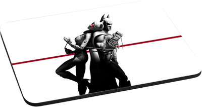 

ANNI69 Bat man With Girl Tied with himself with Red Line With High Quality Non Slippery base And Glossy Print Mouse pad Best fro Gamers, Graphic Designer, And Every One With Mouse Optical And Laser Mouse Pad Mousepad Brand Mousepad(Multicolor)