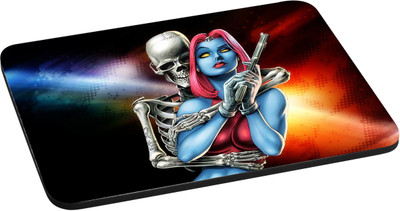 

ANNI69 Skeleton Cuddling Women From behind With High Quality Non Slippery base And Glossy Print Mouse Used In Laptop and Computer Best for Gamer, Graphic Designer, And Every One With Mouse Optical And Laser Mouse Pad Mouse-pad Mouse pad Mousepad(Multicolo