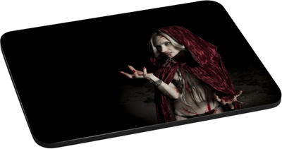 

ANNI69 GirlIn hood with Blood With High Quality Non Slippery base And Glossy Print Mouse pad Best fro Gamers, Graphic Designer, And Every One With Mouse Optical And Laser Mouse Pad Mousepad Brand Mousepad(Multicolor)