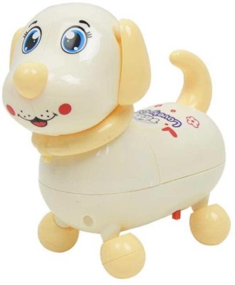 

Miss & Chief Cute Battery Operated Electronic Robotic Puppy Toy with Light and Sound Effects(Multicolor)