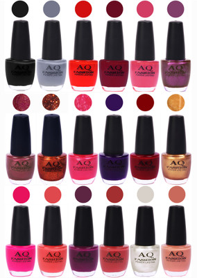 

AQ Fashion Hot Shade Gel Nail Polish Combo 978 Multicolor(Pack of 18)