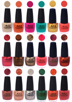 

AQ Fashion Hot Shade Gel Nail Polish Combo 999 Multicolor(Pack of 18)