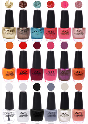 

AQ Fashion Hot Shade Gel Nail Polish Combo 997 Multicolor(Pack of 18)