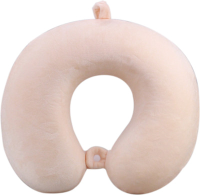 

AVMART Light Pink Ultra Soft Foam Neck Travel Pillow for Car, Train, Flight, Bus etc Neck Pillow(Multi)