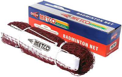 

METCO NYLON BADMINTON NET (670) BY ONE SHOT RETAIL Badminton Net(Brown)