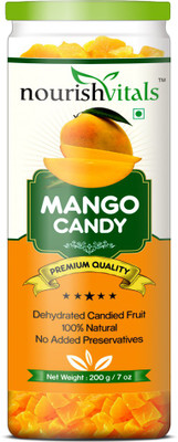 

NourishVitals (Dehydrated Fruits) Dried Fruit Mango(200 g, Plastic Bottle)