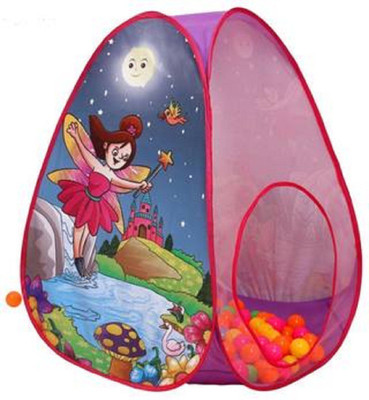 

Samaaya Snow Ball Pool Pop up tent with Colorful Balls(Pink)