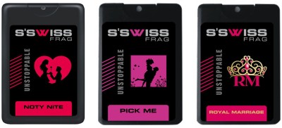 

s'swiss COMBO OF NOTY NITE, PICK ME, ROYAL MARRIAGE Perfume - 60 ml(For Men & Women)