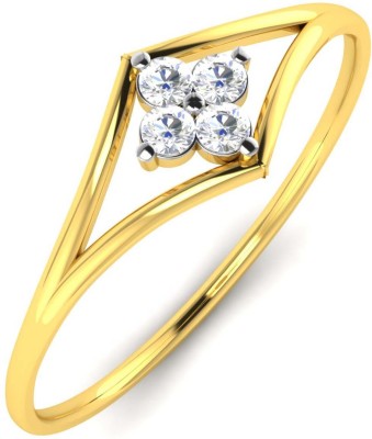 avsar Kavya 18kt Diamond Yellow Gold ring