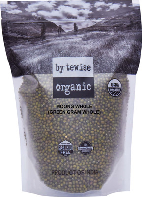 

bytewise organic Unpolished Green Moong Dal (Whole)(1 kg)
