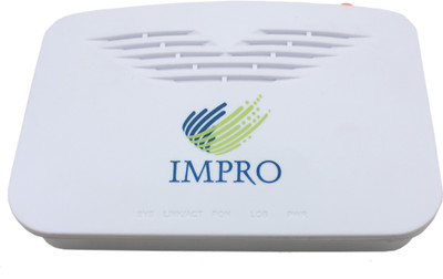 

Impro 1GE EPON ONU Fiber Optic 10/100/1000Mbps, PON Port / Lan Port / Reset Button / Power Port for Broadband and Cable TV Router(White)