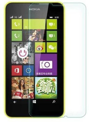 BHRCHR Tempered Glass Guard for Nokia Lumia 630(Pack of 1)