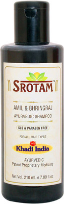 

Srotam Amla & Bhringraj SLS & Paraben Free Shampoo ( Set of 1 Bottle)(210 ml)