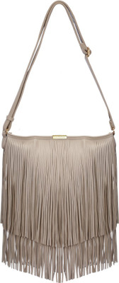 

Caprese Women Casual Grey PU Sling Bag