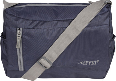 Spyki Men & Women Casual Blue Polyester Sling Bag