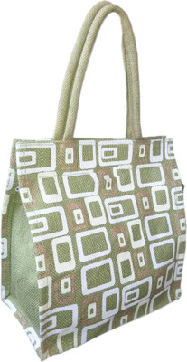 

Kroniv Women Casual Multicolor, Green Jute Hand-held Bag, Green;multicolor