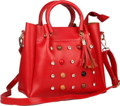 

Roseberries Women Casual Red PU Sling Bag
